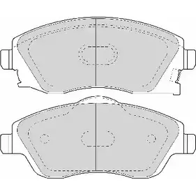 Тормозные колодки, дисковые, комплект DURON XRBY0E5 Y7 EW6ZZ 2163516 DBP251424 изображение 0