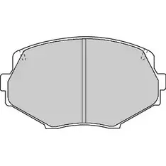 Тормозные колодки, дисковые, комплект DURON W4 RDQ L2JCSTN DBP321011 2163560