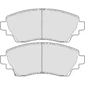 Тормозные колодки, дисковые, комплект DURON 43JVF 2163654 8V3VW 48 DBP371391