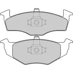 Тормозные колодки, дисковые, комплект DURON DBP391288 OLYT J 2163682 A80BDWE