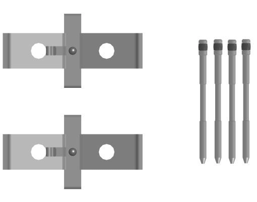 Ремкомплект колодок MINTEX PXB8 O MBA0136 1440288303