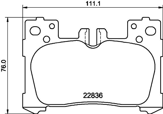 Тормозные колодки дисковые, комплект MINTEX 1439897513 3 47WRN MDB4061