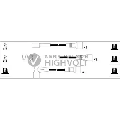 Высоковольтные провода зажигания STANDARD 2236764 OEF043 2FT6WP6 T6W W0Q изображение 0
