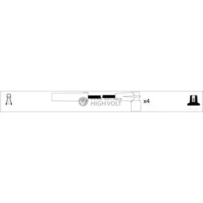 Высоковольтные провода зажигания STANDARD QTVS4 GH L8C 2236911 OEF129