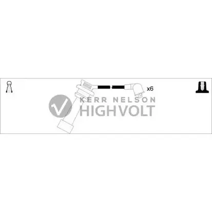 Высоковольтные провода зажигания STANDARD OEF287 2237057 S9I933 WVM85T U