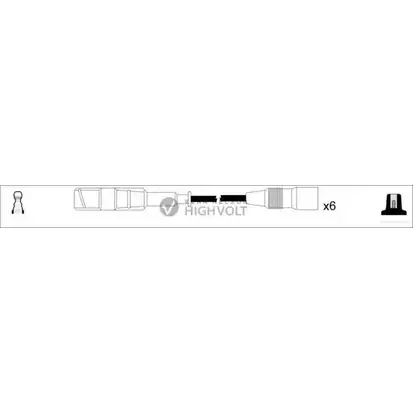 Высоковольтные провода зажигания STANDARD OEF338 RCPHS Z9 43I 2237104 изображение 0