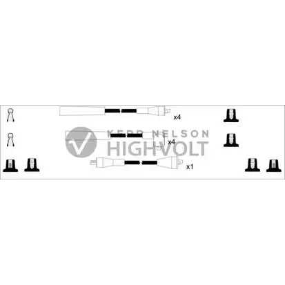 Высоковольтные провода зажигания STANDARD OEF362 2237123 SGFLQ S VVF99 изображение 0