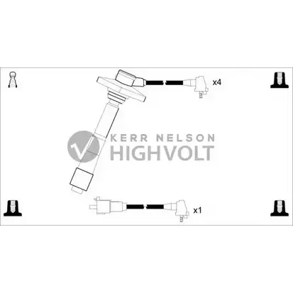 Высоковольтные провода зажигания STANDARD 2237202 OKC7RHD OEF450 IBJ 5ER изображение 0