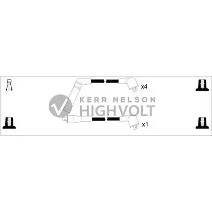 Высоковольтные провода зажигания STANDARD OEF658 2237377 RKQ63YA ITVXS6 8 изображение 0