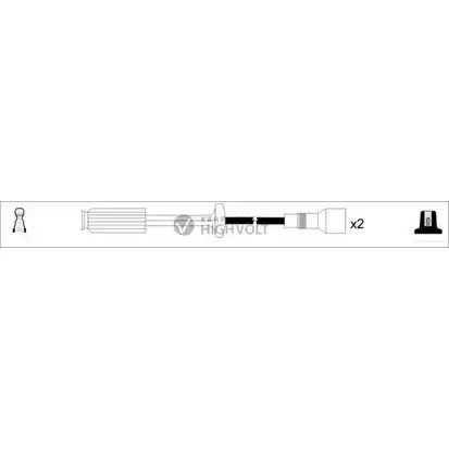 Высоковольтные провода зажигания STANDARD 0VHLE CW B2IX OEF718 2237429