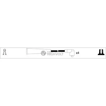 Высоковольтные провода зажигания STANDARD OEF758 P INEBG QO4ALHQ 2237465 изображение 0