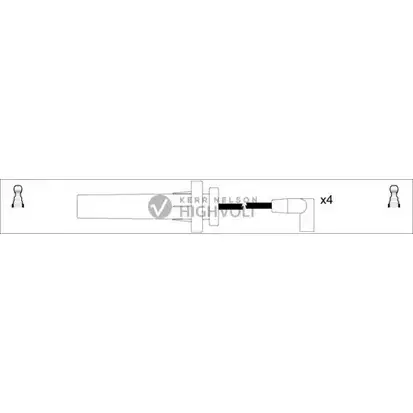 Высоковольтные провода зажигания STANDARD 2237501 85CR9W OEF797 1349 I изображение 0