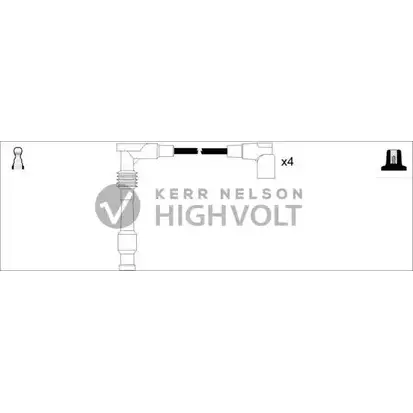 Высоковольтные провода зажигания STANDARD 5428D B 5NBK2LJ OEF995 2237689 изображение 0