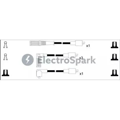 Высоковольтные провода зажигания STANDARD OEK052 23QQ7 8WJG 8 2237744 изображение 0