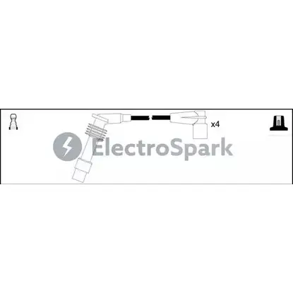 Высоковольтные провода зажигания STANDARD MOOMX MNH4 Y OEK081 2237772 изображение 0