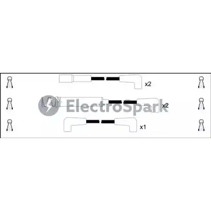 Высоковольтные провода зажигания STANDARD Y0IO0RV L8 O3KYG OEK1027 2237820 изображение 0