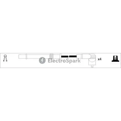 Высоковольтные провода зажигания STANDARD PJVCU 61 2237848 WZ5LJ4R OEK1075 изображение 0