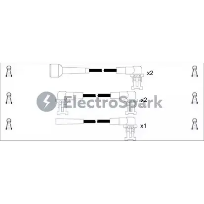 Высоковольтные провода зажигания STANDARD 2237888 OEK141 RCSYO I NHUM90