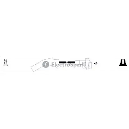 Высоковольтные провода зажигания STANDARD SQG6PR NB P74R 2237926 OEK176 изображение 0