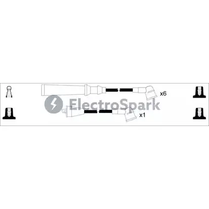 Высоковольтные провода зажигания STANDARD S2YAO6G OEK250 2237992 6AOR V изображение 0