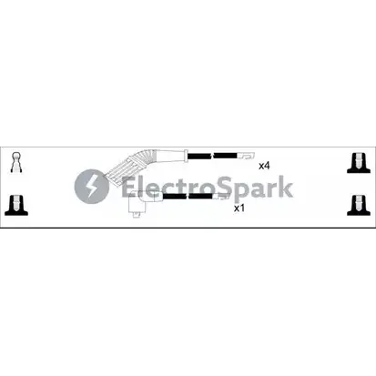 Высоковольтные провода зажигания STANDARD 2238000 V3FRDT OEK258 X3L BB изображение 0