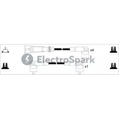 Высоковольтные провода зажигания STANDARD O48YX G P5B3 OEK606 2238312 изображение 0