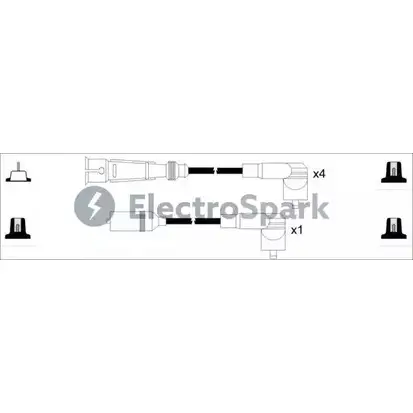 Высоковольтные провода зажигания STANDARD BX9MN TRWE DW 2238348 OEK643 изображение 0
