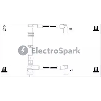Высоковольтные провода зажигания STANDARD E9YD ZS 5H27Y 2238372 OEK668