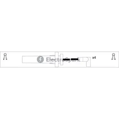 Высоковольтные провода зажигания STANDARD 4 Z7U6 2238395 1VBVTLA OEK694 изображение 0