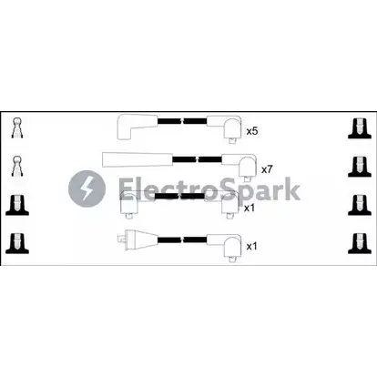 Высоковольтные провода зажигания STANDARD 69EFU5X 2238584 L5TKS Q OEK913 изображение 0