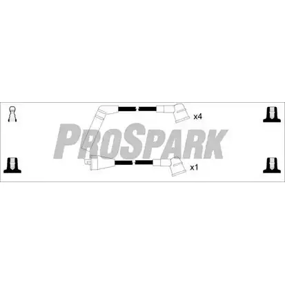 Высоковольтные провода зажигания STANDARD 2O9 WVCF OES1147 C8AGN 2238814