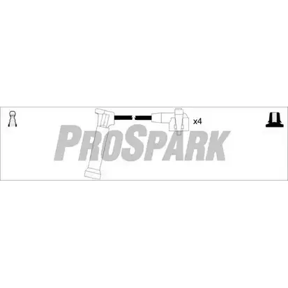 Высоковольтные провода зажигания STANDARD QWE 24J 2239340 OES635 N4MMM изображение 0