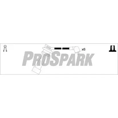 Высоковольтные провода зажигания STANDARD 2239368 B6YF PJ OES671 2J0TZE