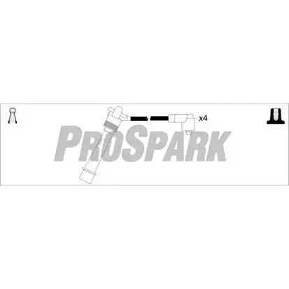 Высоковольтные провода зажигания STANDARD OES789 2239456 U19U4 Y0Y2 N2 изображение 0