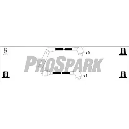 Высоковольтные провода зажигания STANDARD OES973 1M84LFK 2239617 Z 9P8BR изображение 0