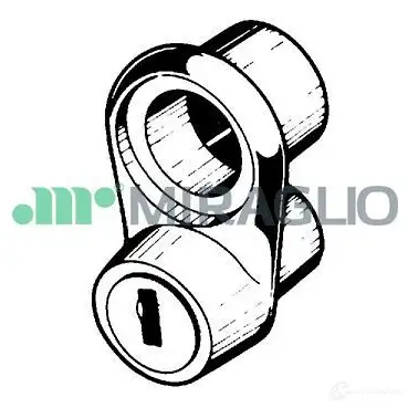 Ключ замка с личинкой MIRAGLIO 8058335800262 80200 J73 547 3899072