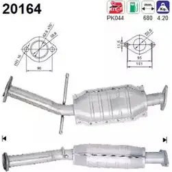 Катализатор AS 20164 NNQBJ 3C6IT 14 2281433 изображение 0