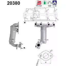 Катализатор AS Z ANKT Y4I5BLY 2281443 20380
