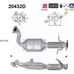 Катализатор AS B9SOF 2281480 X GUZM 20432D