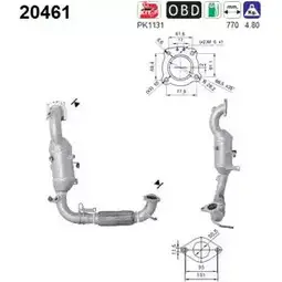 Катализатор AS 0 AUF3 2281505 20461 IIXMAA изображение 0
