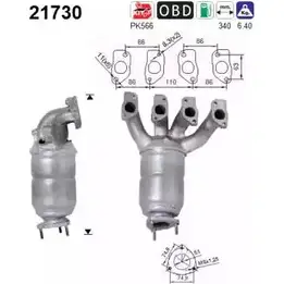 Катализатор AS 2281548 15 ZCV0V Y9FHPFD 21730
