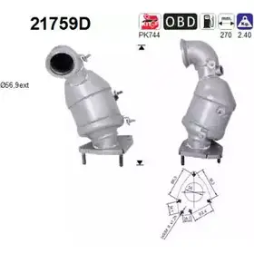 Катализатор AS 21759D 99 91Y9D G4A9O 2281566 изображение 0