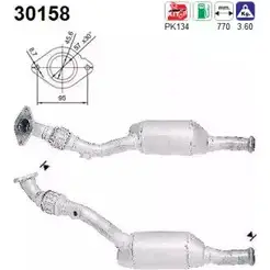 Катализатор AS HO5R6ZH 2281871 2 437C5 30158