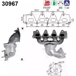 Катализатор AS T3U120 S WVDUII 30967 2281958
