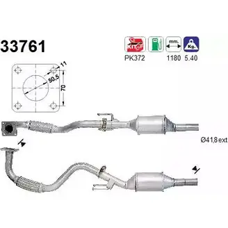 Катализатор AS IXQ 758 2281999 QHM9LI 33761 изображение 0