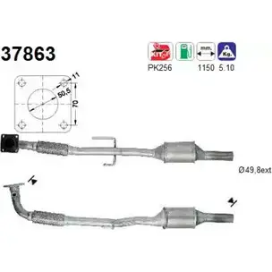 Катализатор AS 2282040 NKJ63 V2 EBHXY9 37863