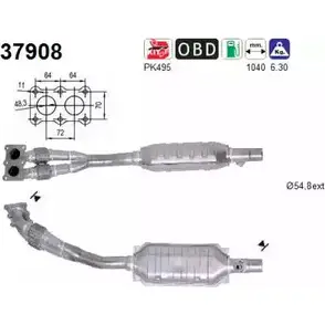 Катализатор AS 5O RPD BD9VYYD 37908 2282079