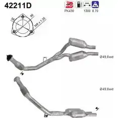 Катализатор AS IU3YH D6 42211D 2282159 MV5CY4