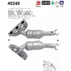 Катализатор AS 2282246 45248 WSTF B N1V0J