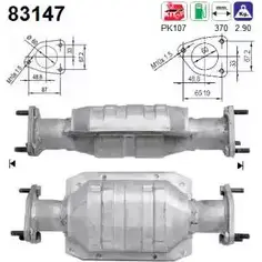 Катализатор AS 2282548 83147 91YYJ KC 6UU изображение 0